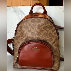 Coach Canvas Backpack